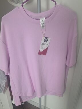 Lavender Short Sleeve Luxe Tee with Tag